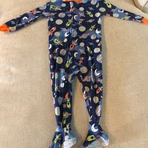 Baby boy footed pajamas